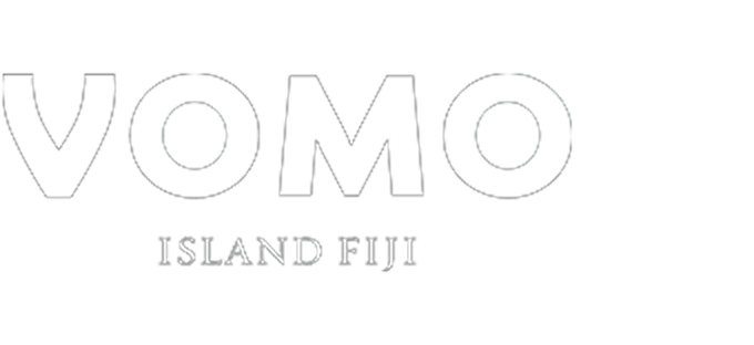 Vomo Island Fiji White Logo