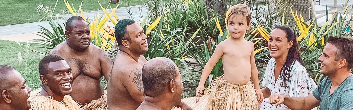 Kava Ceremony With Family On Vomo Island Fiji