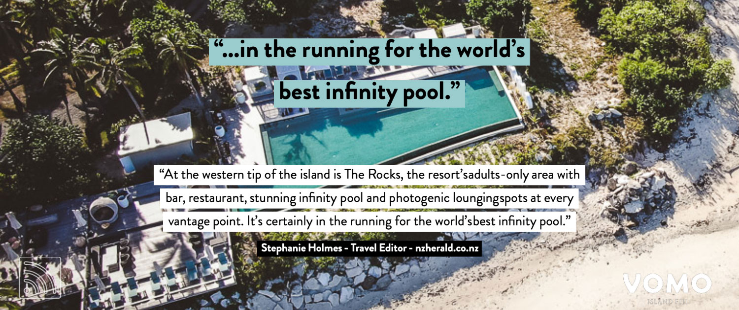 Vomo rocks fiji in the running for the worlds best infinity pool new zealand herald travel editor article