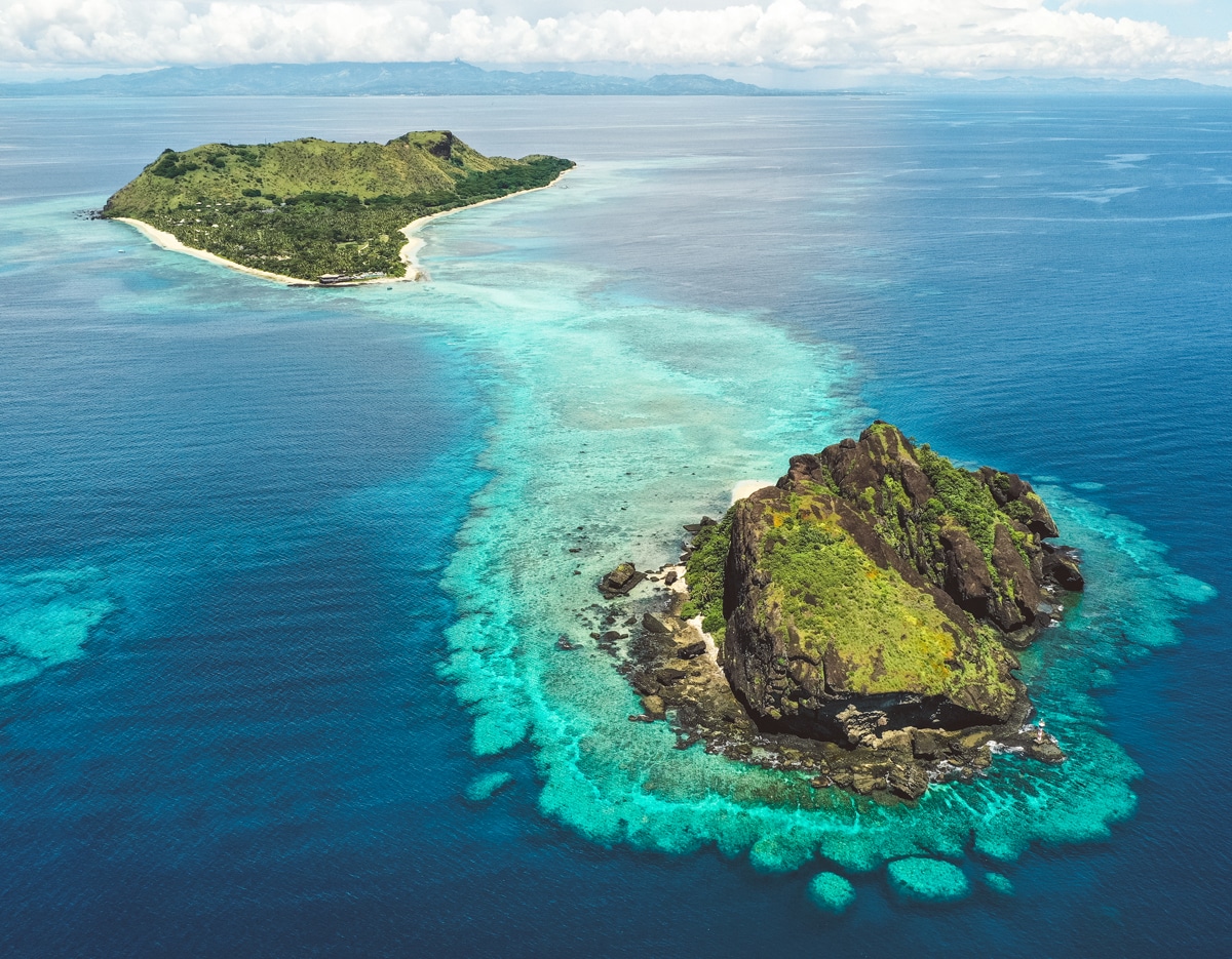 Vomo island fiji with vomo lailai