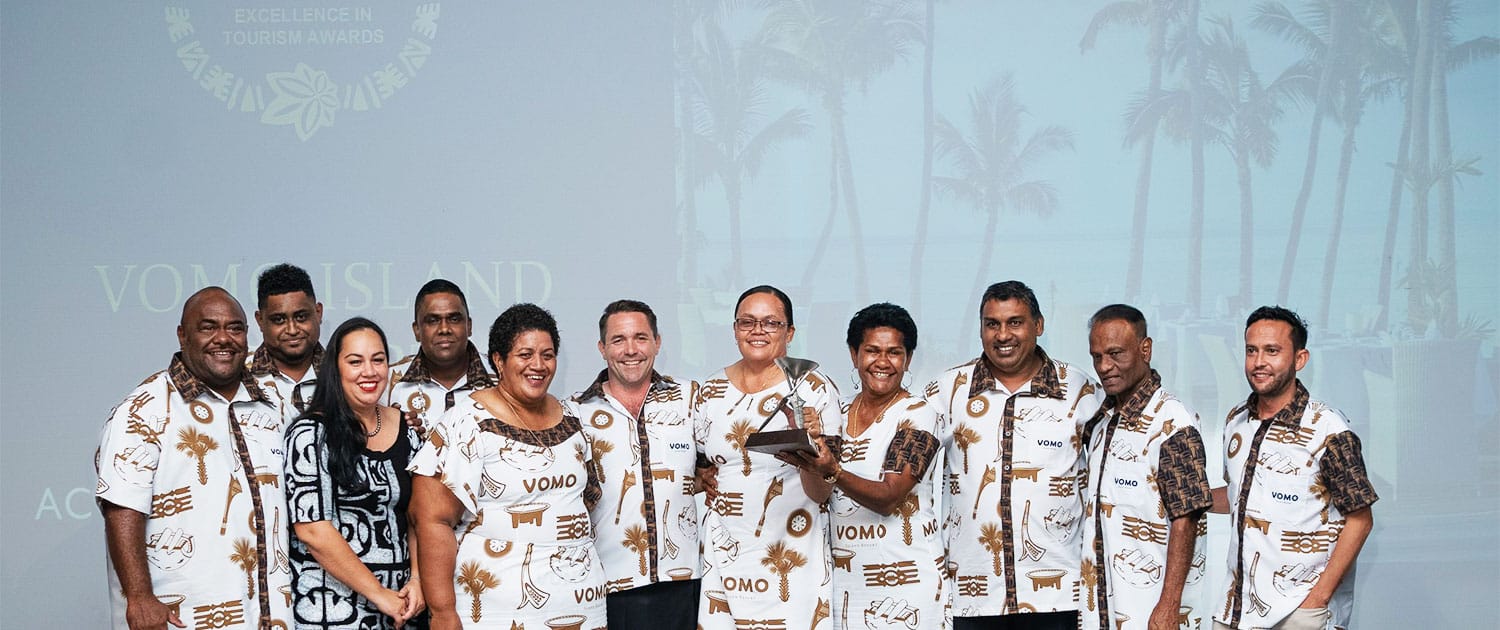 Team vomo championing luxury in the south pacific