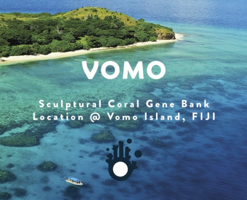Coral counting sculptural gene bank location on vomo